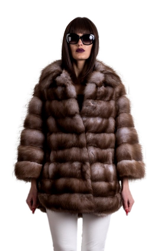 Russian Sable Fur Coat Yvette - Image 1