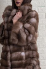 Russian Sable Fur Coat Yvette - Image 4