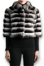 Short Chinchilla Fur Jacket