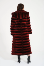 Tri-Length Red Chinchilla Coat - Image 3
