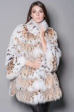 Bobcat Lynx Fur Coat Felicia - Image 3