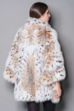 Bobcat Lynx Fur Coat Felicia - Image 2