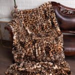 Animal Print Rex Rabbit Fur blanket