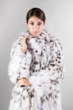 Bobcat Lynx Fur Coat Snow Queen - Image 2