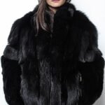 Black Fox Fur Jacket 3214