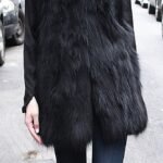 Black Fox Fur Vest 28896