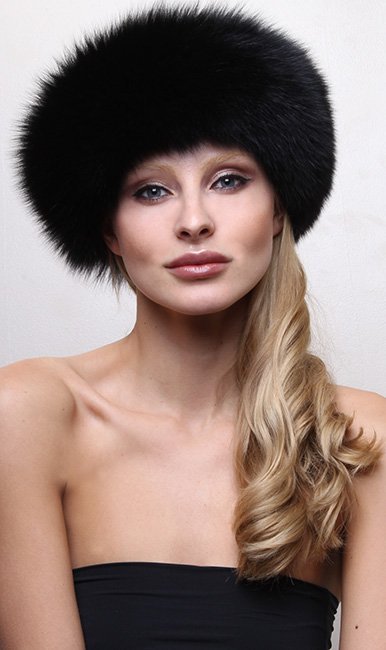 Black Fox Headband 0128