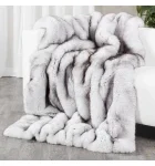 Full Pelt Blue Fox Fur Blanket