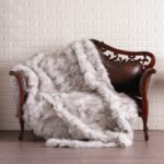 Blue Fox Fur Fur Blanket Throw Cover hermes - Image 3