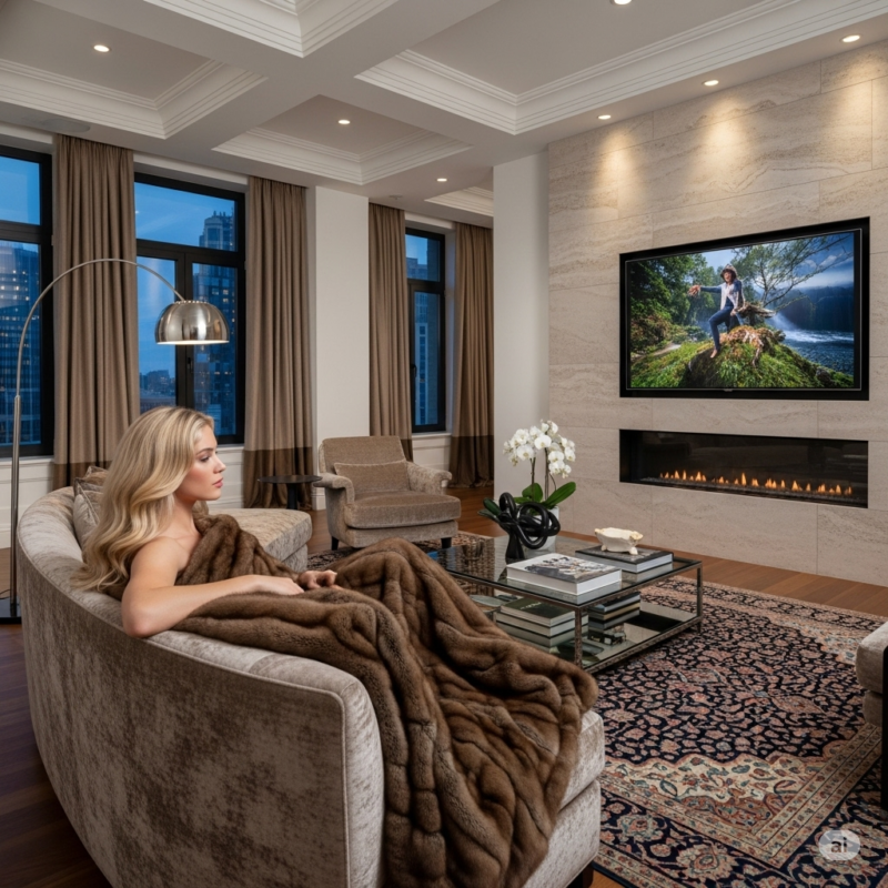 Brown Mink Blanket 4848