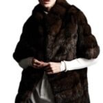Fashion Sable Fur Jacket