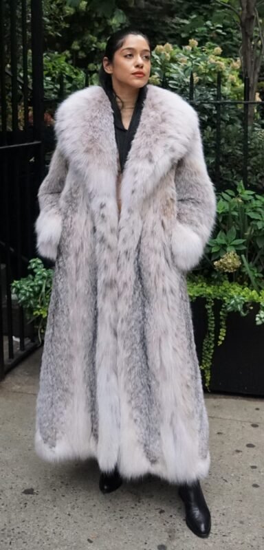 Canadian Lynx Coat as Seen in Hustlers Movie JLO 38373