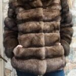 Canadian Sable Horizontal Fur Jacket 4458