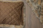 Canadian Lynx Fur Blanket Throw and 2 Pillows Set - Image 6