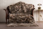 Canadian Lynx Fur Fur Blanket Throw Cover - Image 2