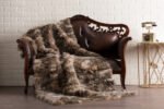 Canadian Lynx Fur Fur Blanket Throw Cover - Image 4