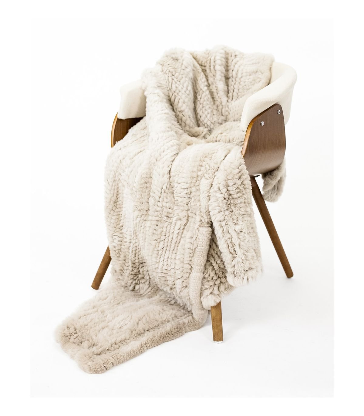 cement-knit-rex-rabbit-fur-throw-6828 Cement Knit Rex Rabbit Fur Throw - Image 1