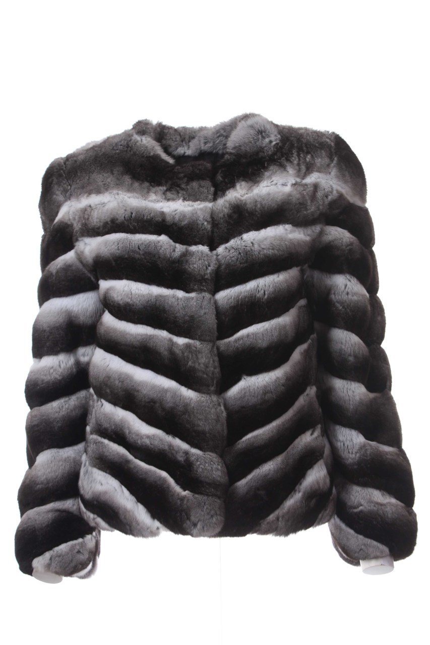 chi1__35135 (1) Chinchilla Fur Jacket Low cut - Image 1