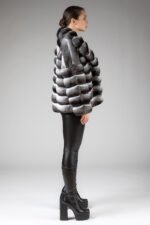 Chinchilla Fur Coat Alessandra - Image 4