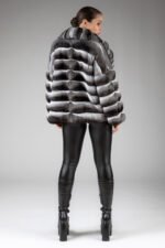 Chinchilla Fur Coat Alessandra - Image 2