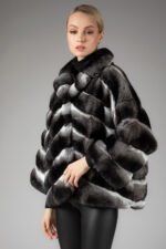 Chinchilla Fur Coat Sabela - Image 2