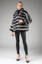 Chinchilla Fur Coat Camille - Image 2