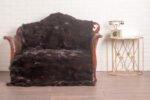 Chocolate Fox Fur Fur Blanket Throw Cover - Image 4