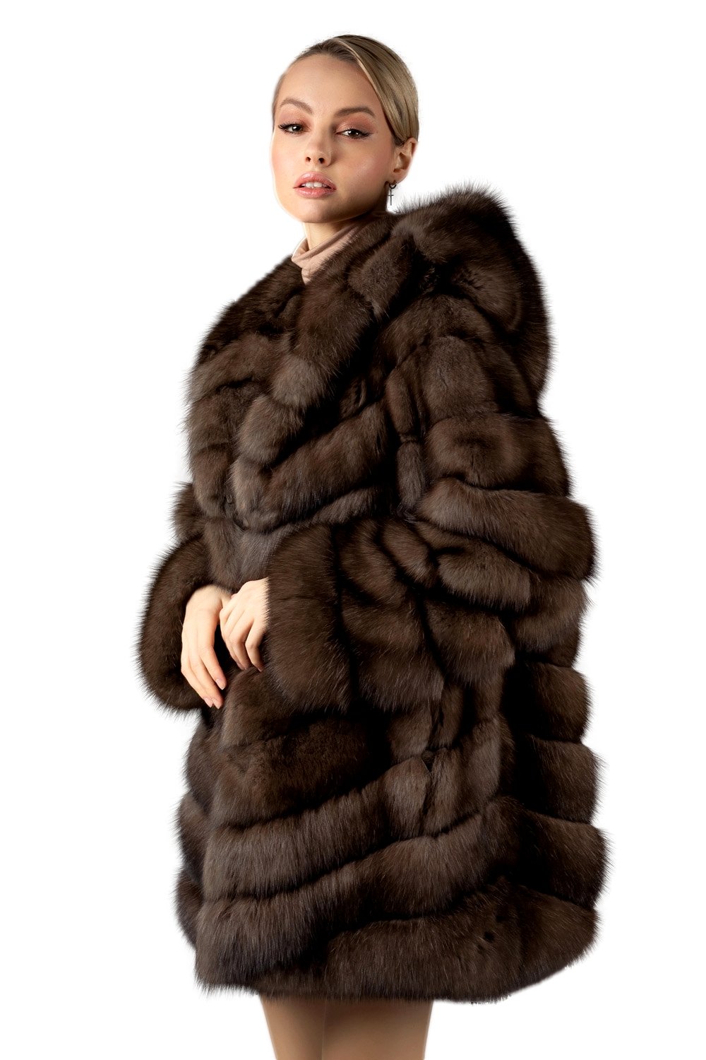 Sable Fur Coat Antonella - Image 5