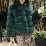 Classic Emerald Green Fox Jacket 7574