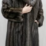 Classic Full Length Russian Sable Coat Shawl Collar 2123