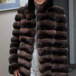 Cocoa Dyed Chinchilla Jacket 23838