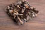 Crystal Silver Fox Fur Fur Blanket Throw Cover - Image 3