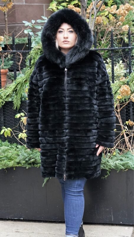 Cuddly Warm Rex rabbit Stroller Hooded 4847