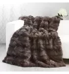 Full Pelt Sable Fur Blanket