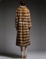 Long Golden Sable Fur Coat - Image 2
