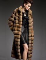 Long Golden Sable Fur Coat
