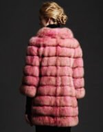 Rose Sable Fur Coat - Image 4