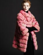 Rose Sable Fur Coat - Image 2