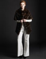 Fashion Sable Fur Jacket - Image 4