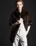 Fashion Sable Fur Jacket - Image 3