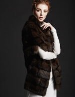 Fashion Sable Fur Jacket - Image 2