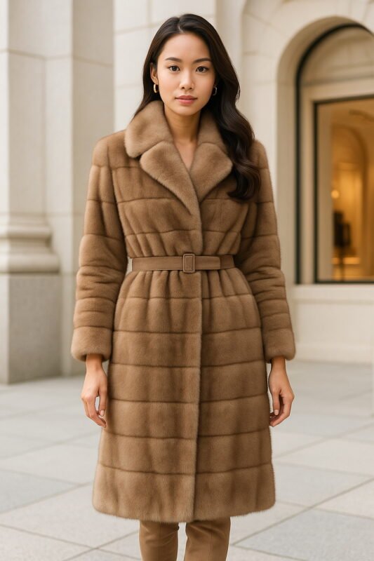 Demi Mink Coat Horizontal 82727