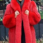 Dyed Red Fox Jacket 774492