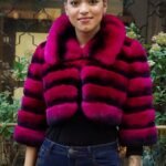 Fuchsia Rex Rabbit Jacket C7654