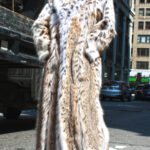 Full Length American Cat Lynx Fur Coat 556777