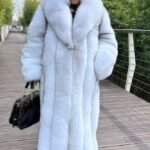 Full Length Blue Fox Coat 3883