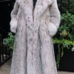 Full Length Canadian Lynx fur Coat Shawl Collar 377