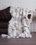 Golden Fox Fur Fur Blanket Throw Cover - Image 2