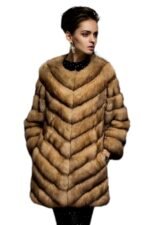 V-shape Sable Fur Stroller