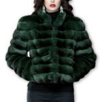 Bold Green Chinchilla Coat